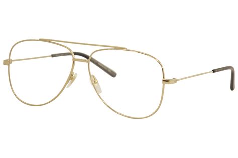 Gucci Gg0442o Eyeglasses RX Men Gold Aviator 60mm